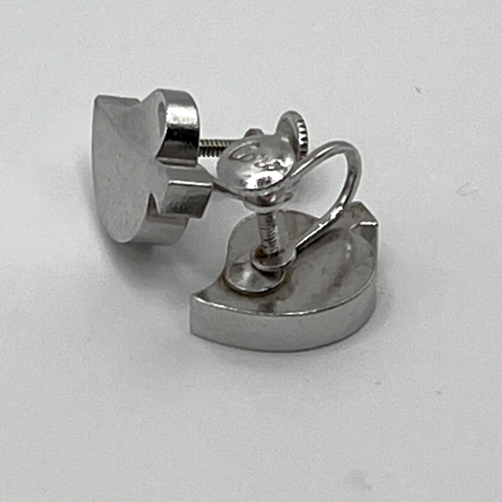 Coro signed Simplistic Vintage screw back earrings